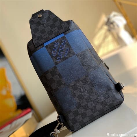 louis vuitton avenue sling bag blue|louis vuitton sling bag monogram.